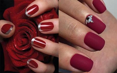 UÑAS ROJAS DECORADAS Diseños con Colores y Formas Elegantes - Paperblog