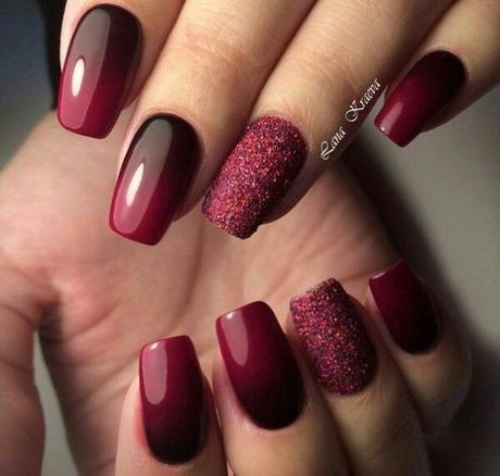 UÑAS ROJAS DECORADAS Diseños con Colores y Formas Elegantes