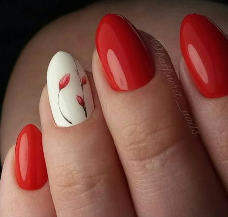 UÑAS ROJAS DECORADAS Diseños con Colores y Formas Elegantes