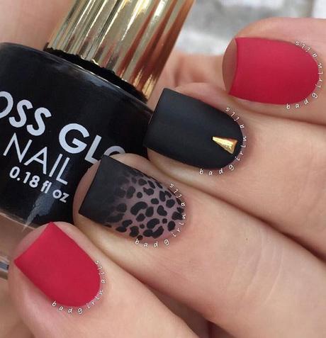 UÑAS ROJAS DECORADAS Diseños con Colores y Formas Elegantes