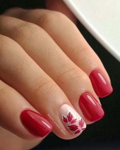 UÑAS ROJAS DECORADAS Diseños con Colores y Formas Elegantes