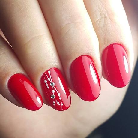 UÑAS ROJAS DECORADAS Diseños con Colores y Formas Elegantes