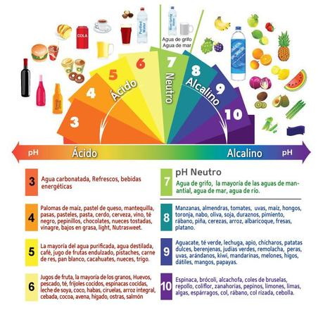 Resultado de imagen de alimentos Ã¡cidos y bÃ¡sicos