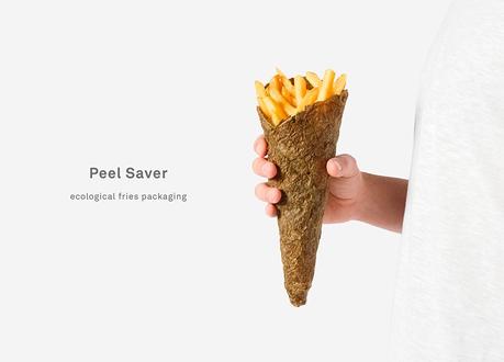 Peel saver: un envase para patatas fritas hecho con la propia piel de las patatas