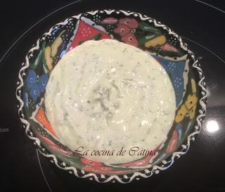 Tortitas de boniato con salsa de yogurt