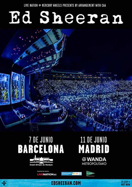 Ed Sheeran ofrecerá dos macroconciertos en Madrid y Barcelona en 2019 Conciertos de Ed Sheeran en madrid y Barcelona