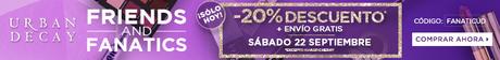 Los mejores productos de Urban Decay ahora con 20% de descuento