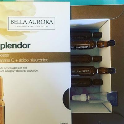 bella aurora, splendor, splendor booster, vitamina c, acido hialuronico, 