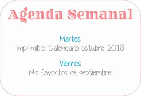Agenda Semanal 24/09 - 30/09