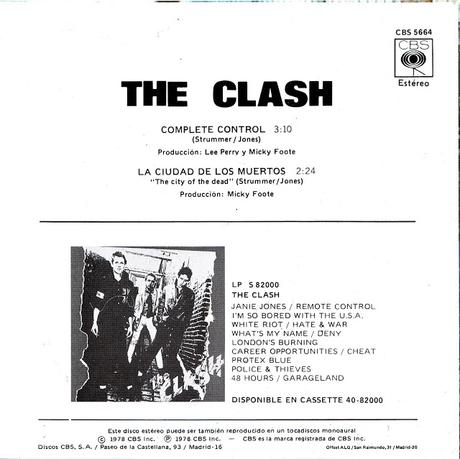 Clash -Complete Control -1978