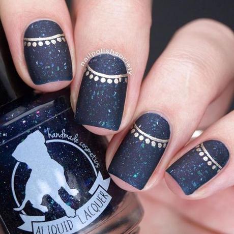 uñas decoradas elegantes para lucir en el 2018