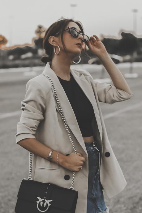beige blazer