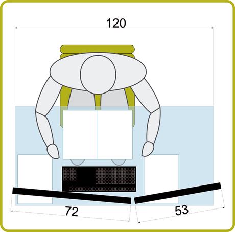 medidas minimas para mesa de estudio con 2 pantallas de ordenador medidas minimas para mesa de estudio con 2 pantallas de ordenador