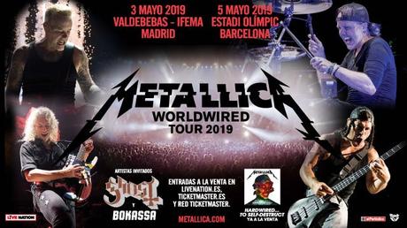 Metallica volverán a Madrid y Barcelona en mayo de 2019