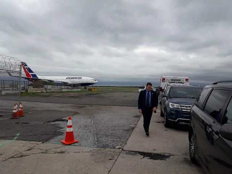 Díaz-Canel y su esposa llegan a Nueva York