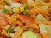 Cómo hacer Ensalada pasta lentejas rojas