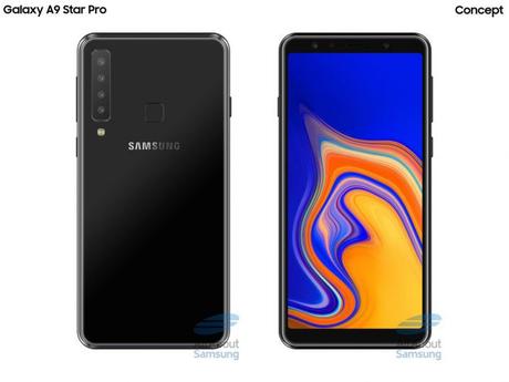 Filtración: Así sería el Samsung Galaxy A9 Star Pro con cuatro cámaras (Foto)