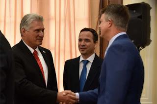 Díaz-Canel abordó nexos bilaterales con legisladores de EE.UU.