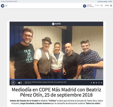 en la COPE, por manu medina