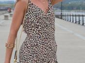 Vestido cruzado leopardo