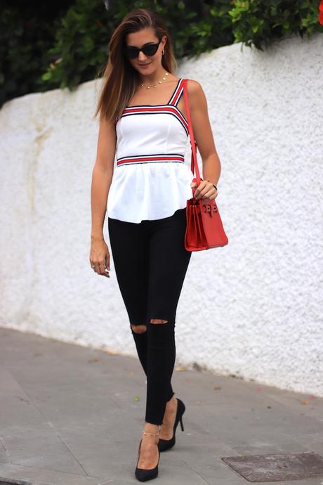 Sporty peplum