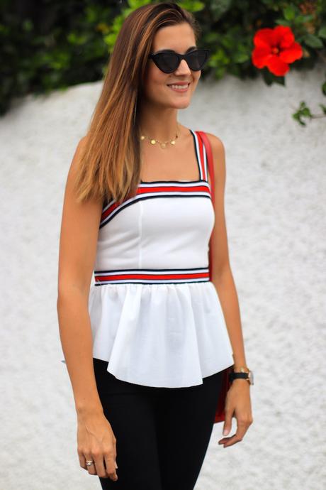 Sporty peplum