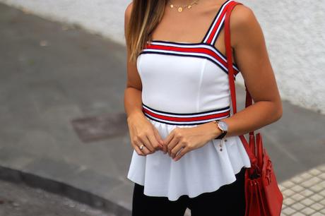 Sporty peplum