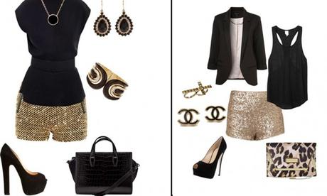 Cómo combinar el dorado y el negro Cómo combinar el dorado y el negro