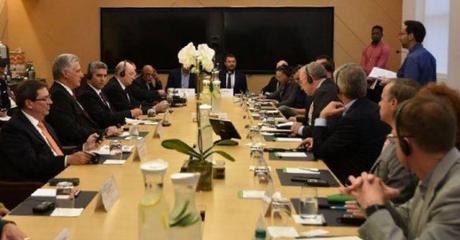 Díaz-Canel se reúne con los directivos de las grandes tecnológicas de EE.UU.