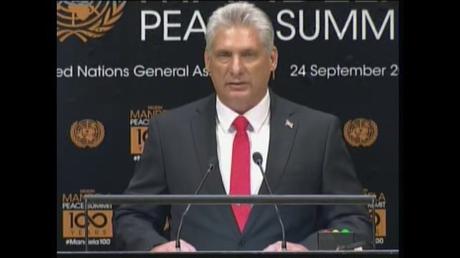 Díaz-Canel envía fuerte mensaje al mundo ante la ONU para un cambio en Cuba