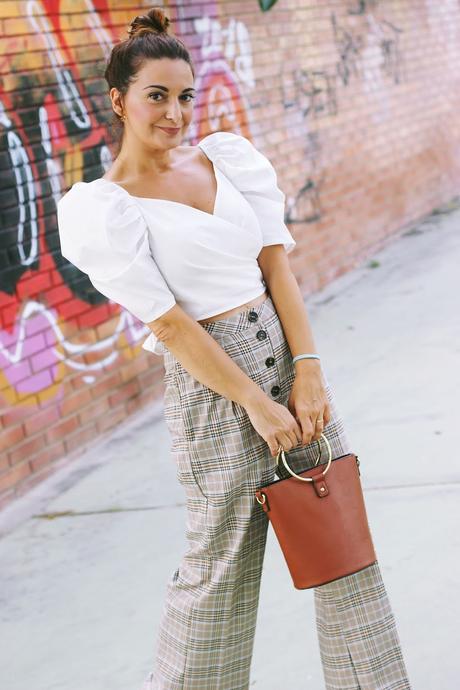Pantalones de cuadros+top Pantalones de cuadros+top