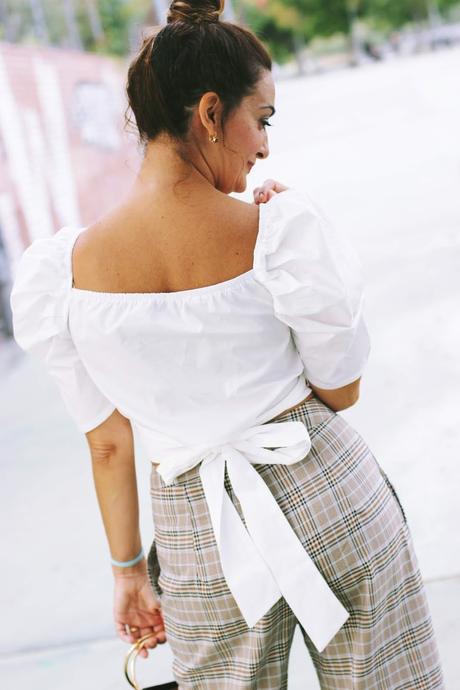 Pantalones de cuadros+top Pantalones de cuadros+top