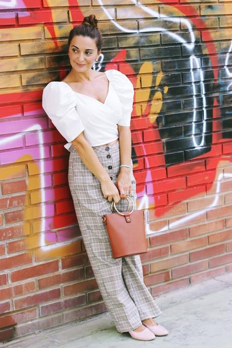 Pantalones de cuadros+top Pantalones de cuadros+top