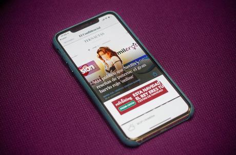 Pantalla del iPhone Xs Max. (C. Castellón)