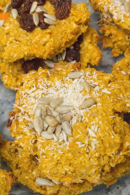 Galletas de boniato, coco y dátiles en Thermomix