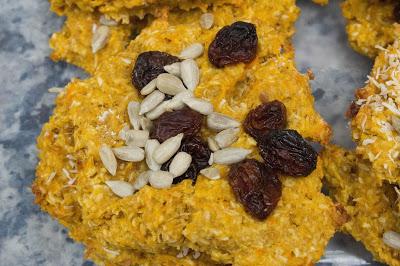 Galletas de boniato, coco y dátiles en Thermomix