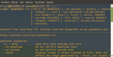 Cómo comprobar la velocidad de tu servicio de Internet mediante línea de comandos en Linux Cómo comprobar la velocidad de tu servicio de Internet mediante línea de comandos en Linux