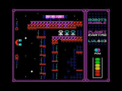 Prueba ROBOTS RUMBLE para ZX Spectrum; alma arcade para un juego muy original