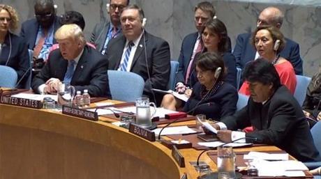 Fidel volvió a la Asamblea General