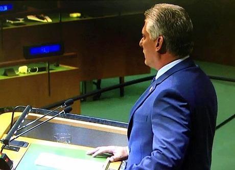 Fidel volvió a la Asamblea General