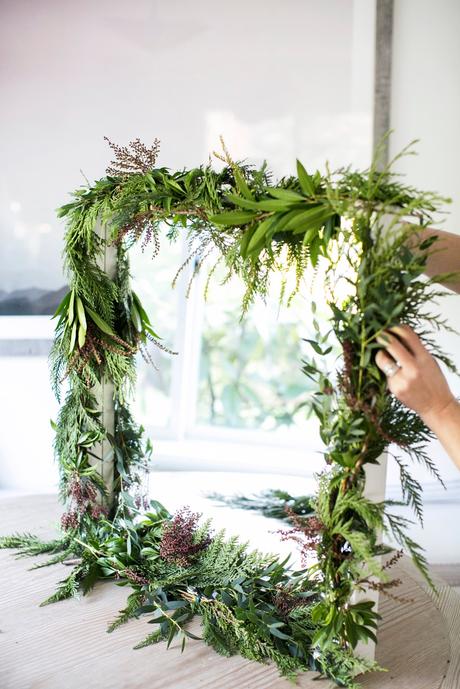 diy-decoracion-espejo-hojas-flores