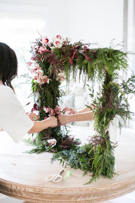 diy-decoracion-espejo-hojas-flores