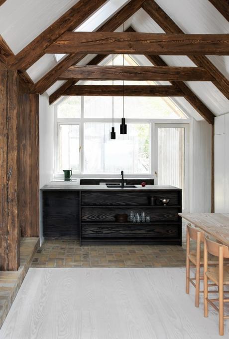 diseño danés cocinas nórdicas cocinas minimlistas cocinas escandinavas cocinas de madera cocinas de diseño cocinas danesas cocinas con madera reciclada   