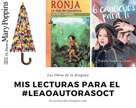 #LeoAutorasOct 2018 | Los libros que voy a leer este mes #LeoAutorasOct 2018 | Los libros que voy a leer este mes