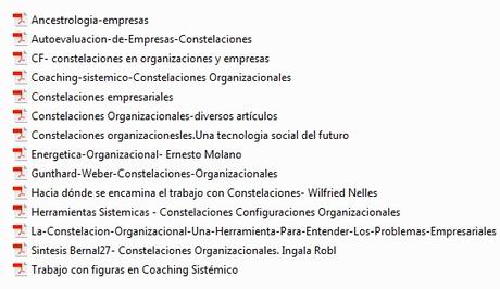 CONSTELACIONES ORGANIZACIONALES CONSTELACIONES ORGANIZACIONALES