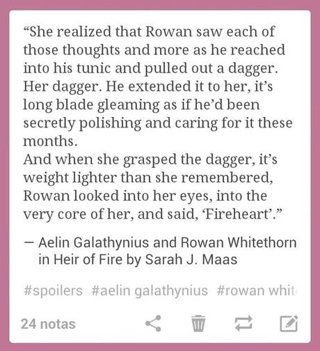 Heir of Fire - this part between Aelin and Rowan was so powerful.