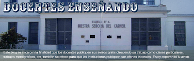 Publica tú aviso docente de Clases particulares en Docentes Enseñando