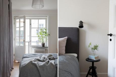 estilo escandinavo distribución semidiafana decoración pisos pequeños   