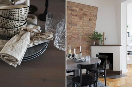 estilo escandinavo distribución semidiafana decoración pisos pequeños   