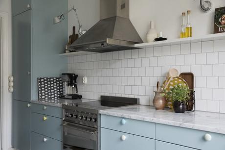 estilo escandinavo distribución semidiafana decoración pisos pequeños   